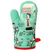 Pizza's Here Oven Mitt - Unique Gift by Blue Q