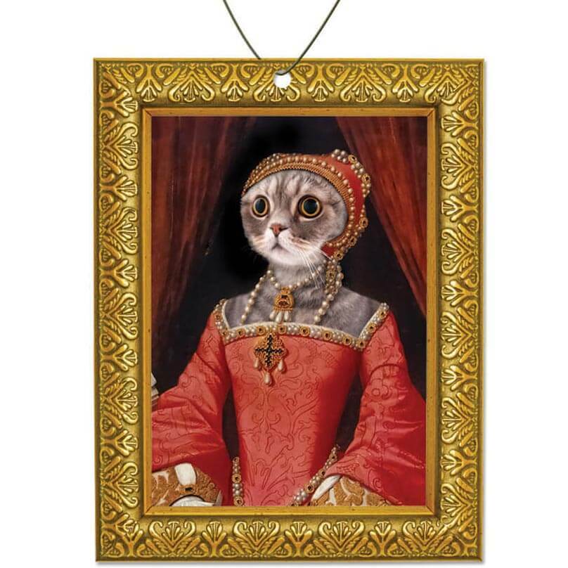 Renaissance Kitty Air Freshener - Unique Gift by Archie McPhee