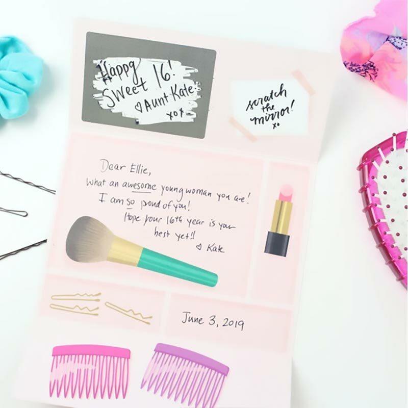 Scratch Off Retro Caboodle Greeting Card - Unique Gift by Inklings Paperie