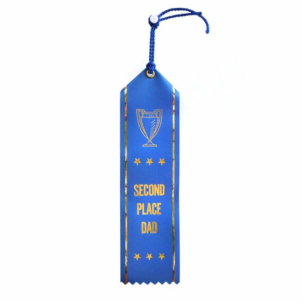 Second Place Dad Award Ribbon - Unique Gift by Boldfaced Goods