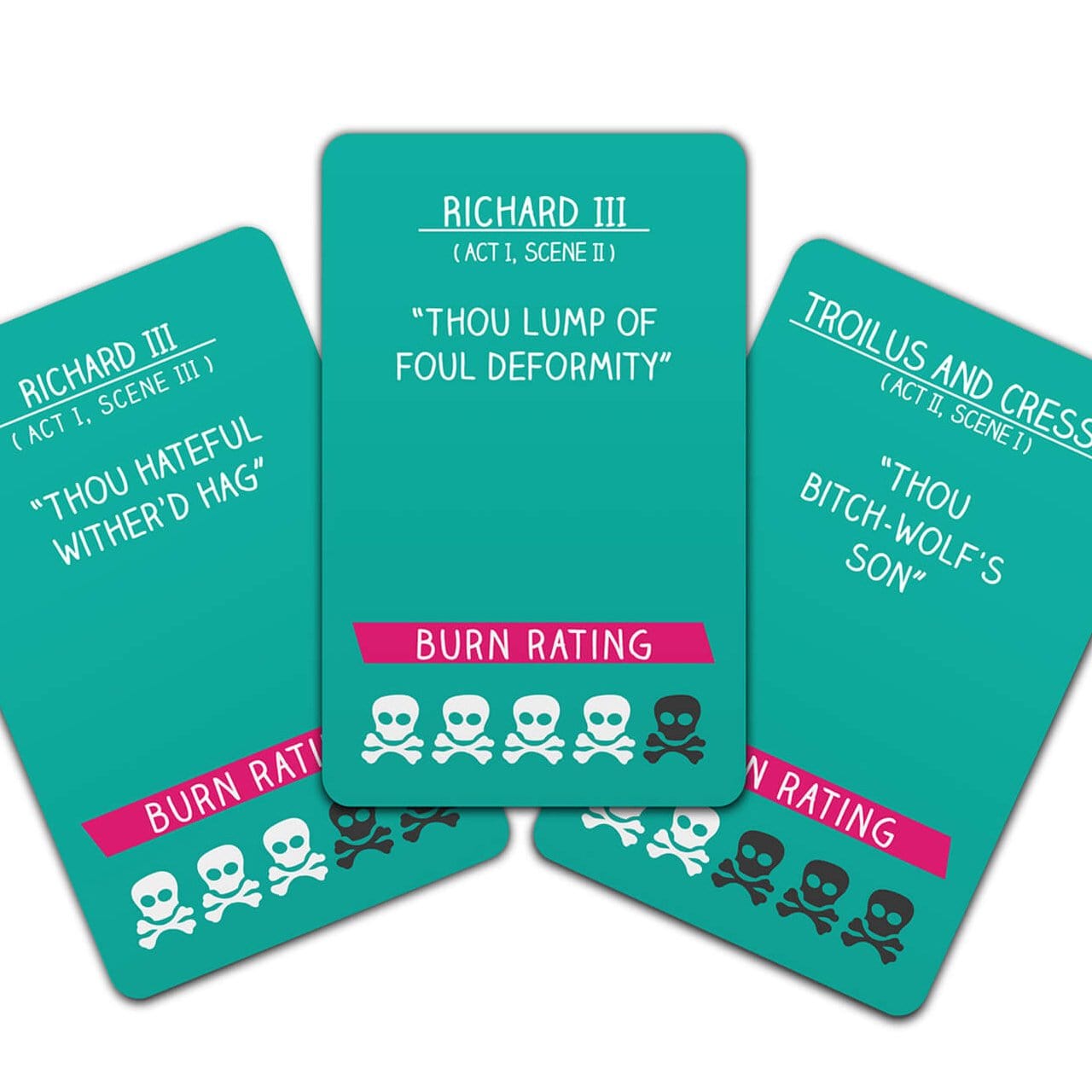 Shakespearean Profanities Cards - Unique Gift by Gift Republic