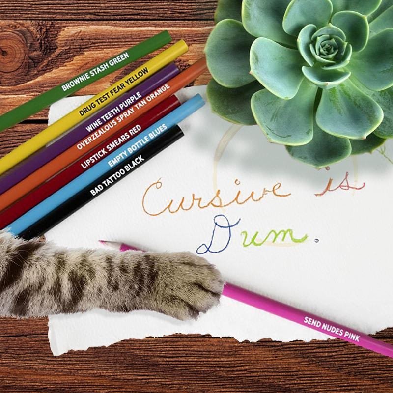 Sh*t Show Color Pencil Set - Unique Gift by Whiskey River Soap Co.