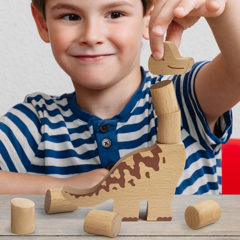 Stackasaurus Stacking Game - Unique Gift by Fred