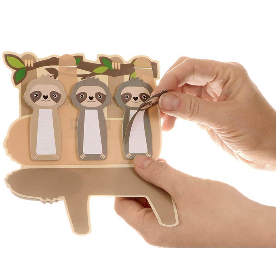 Sticky Sweet Sloth Memo Tabs Note Set - Unique Gift by Streamline