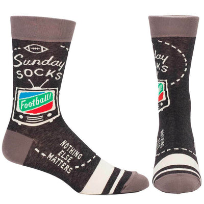 Sunday Football Nothing Else Matters Men's Socks - Unique Gift by Blue Q