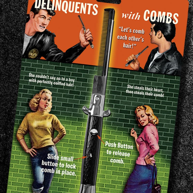 Switchblade Comb - Unique Gift by Archie McPhee