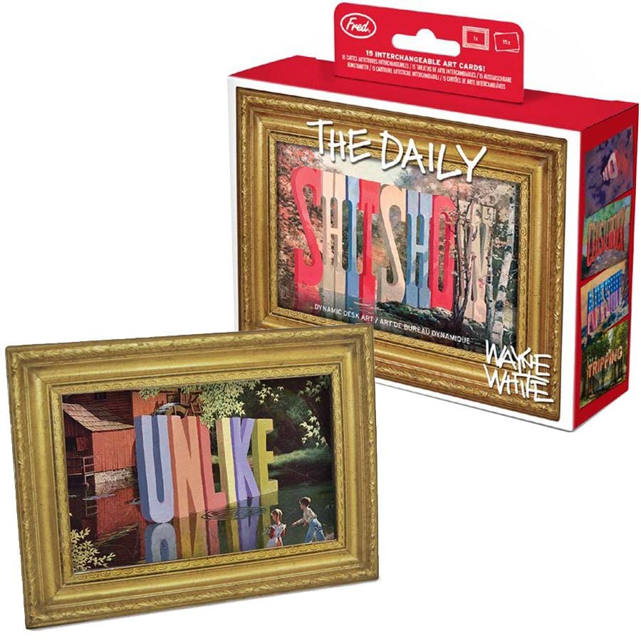 The Daily Shitshow Dynamic Desk Art - Unique Gift by Fred