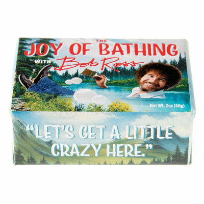 The Joy of Bathing with Bob Ross Soap - Unique Gift by Unemployed Philosophers Guild