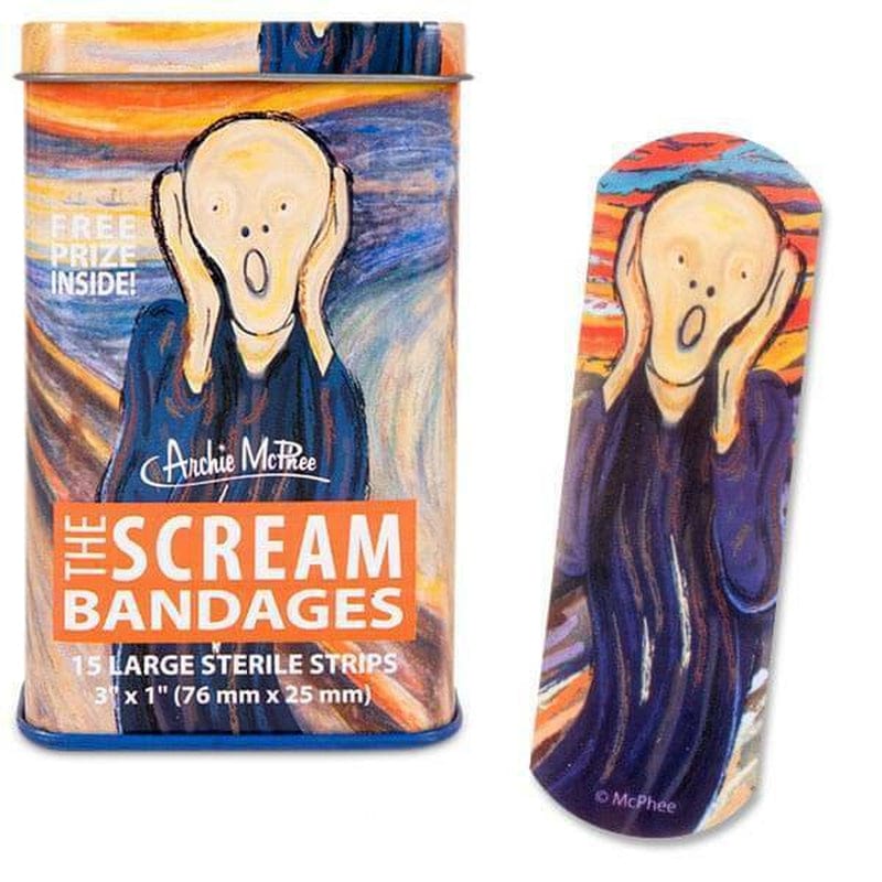 The Scream Bandages - Unique Gift by Archie McPhee