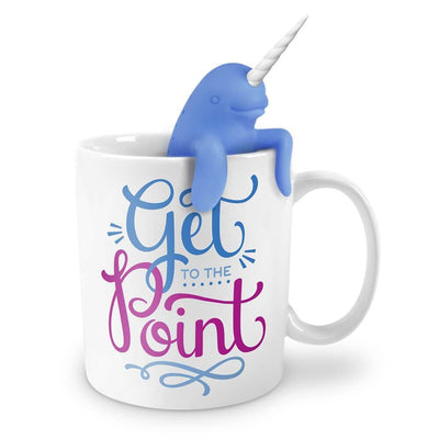 Two For Tea Narwhal Tea Infuser + Mug Gift Set - Unique Gift by Fred