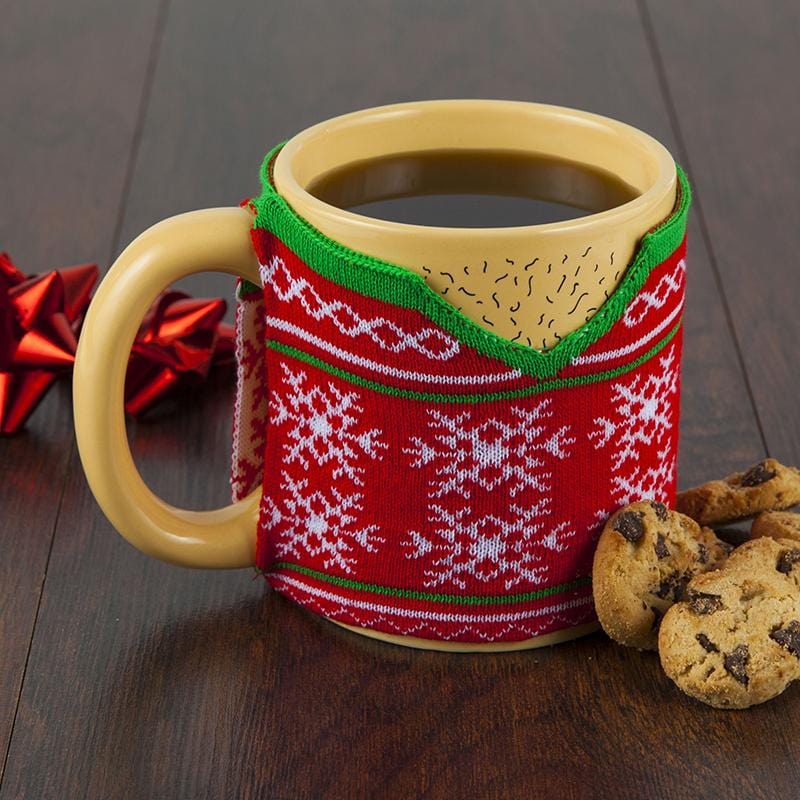 Ugly Christmas Sweater Mug - Unique Gift by BigMouth Toys