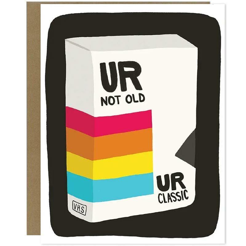 UR Classic VHS Tape Birthday Card - Unique Gift by Kat French Design