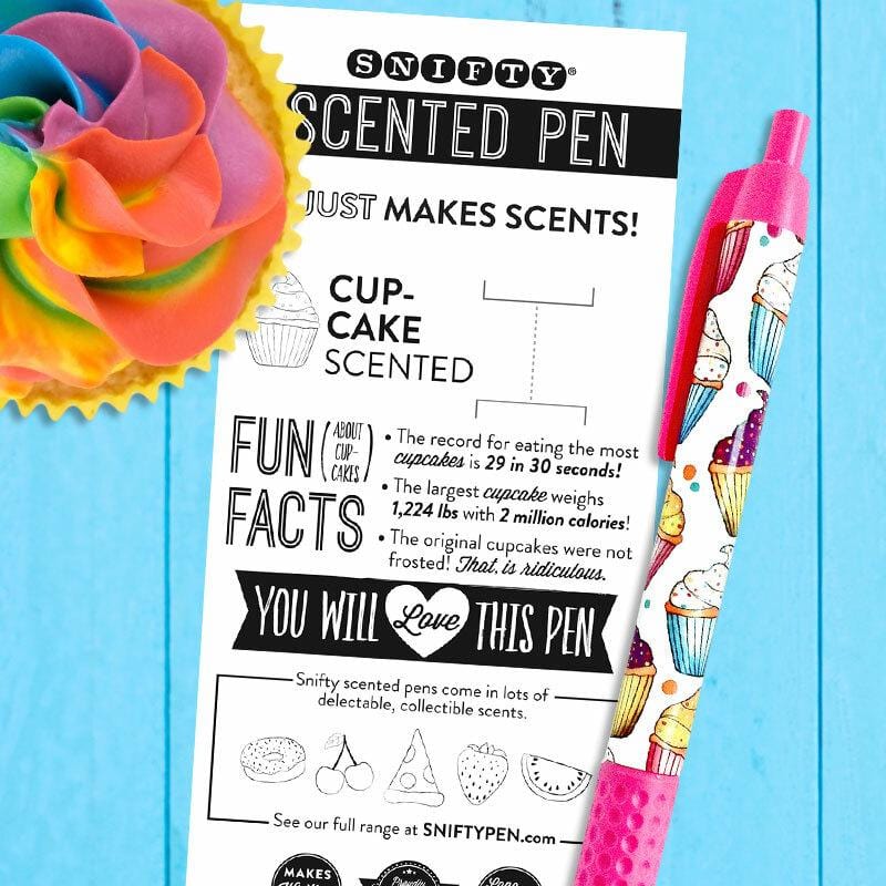 Vanilla Cupcake Scented Pen - Unique Gift by Snifty
