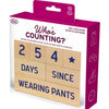 Who's Counting? Daily Living Countdown Blocks - Unique Gift by Fred