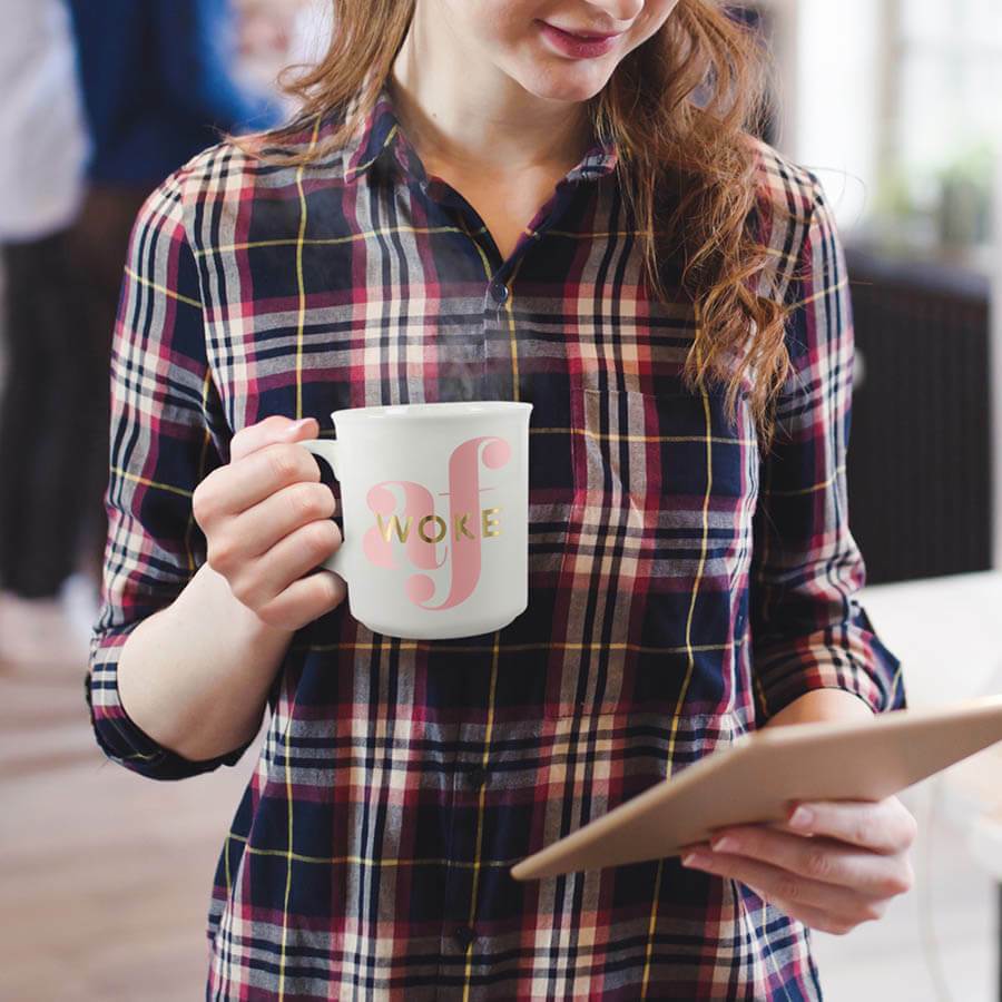 Woke AF Mug - Unique Gift by Fred