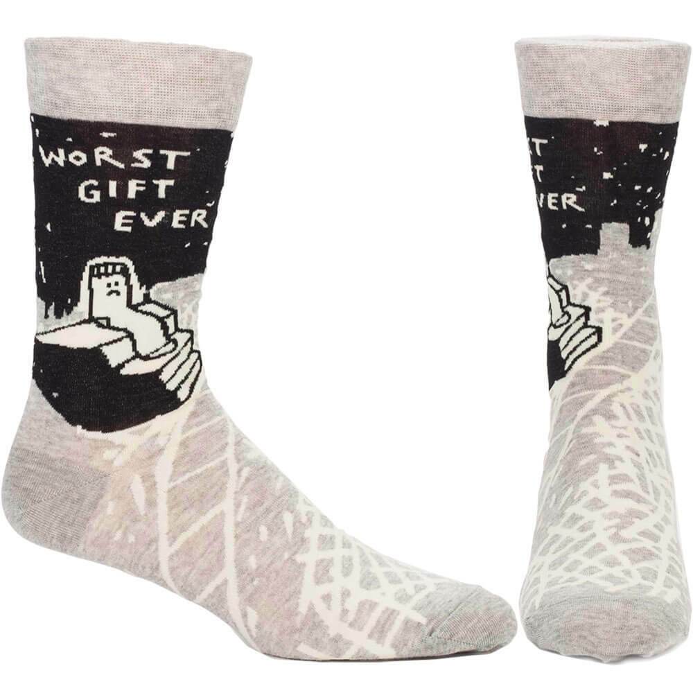 Worst Gift Ever Men's Socks - Unique Gift by Blue Q