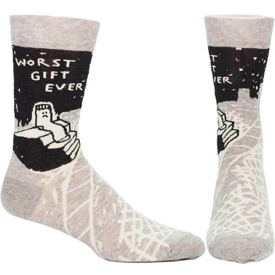 Worst Gift Ever Men's Socks - Unique Gift by Blue Q