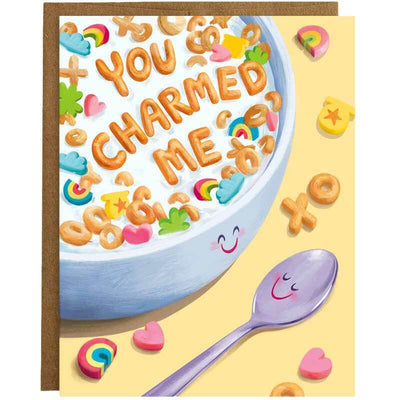 You Charmed Me Greeting Card - Unique Gift by Mudsplash Studios