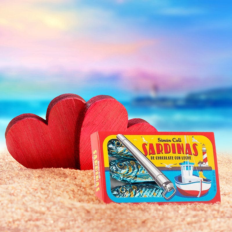 Valentine's Day Chocolate Sardines in a "Tin" - Matiz Espana