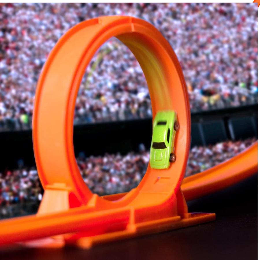 World's Smallest Hot Wheels Stunt Action Set - Super Impulse