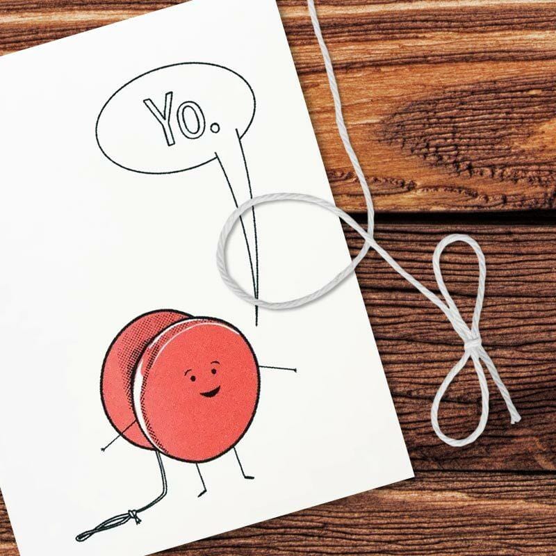 Yo Friendship Greeting Card - Smarty Pants Paper