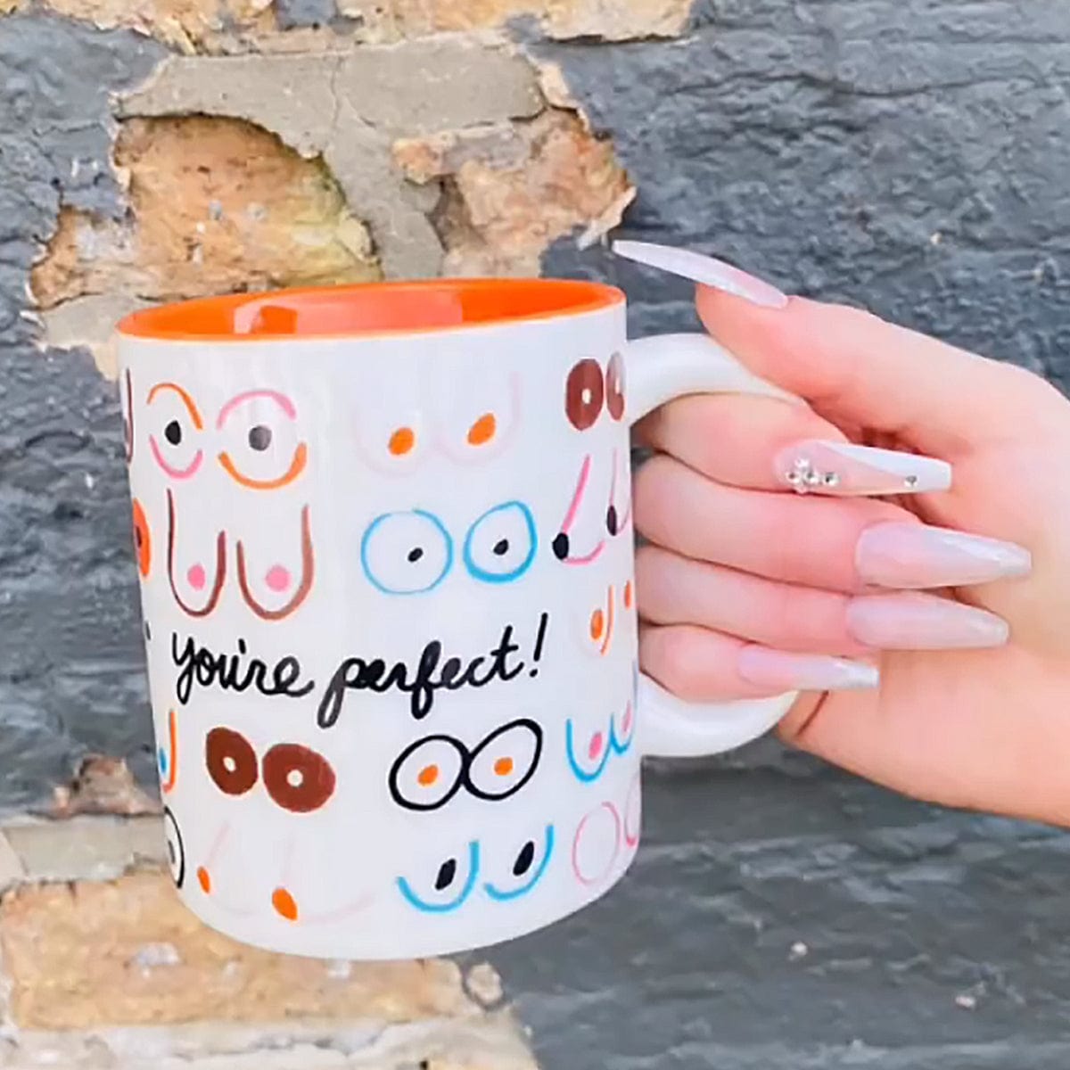 You're Perfect Boobs Mug