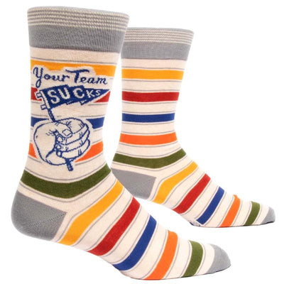 Your Team Sucks Men's Socks - Blue Q